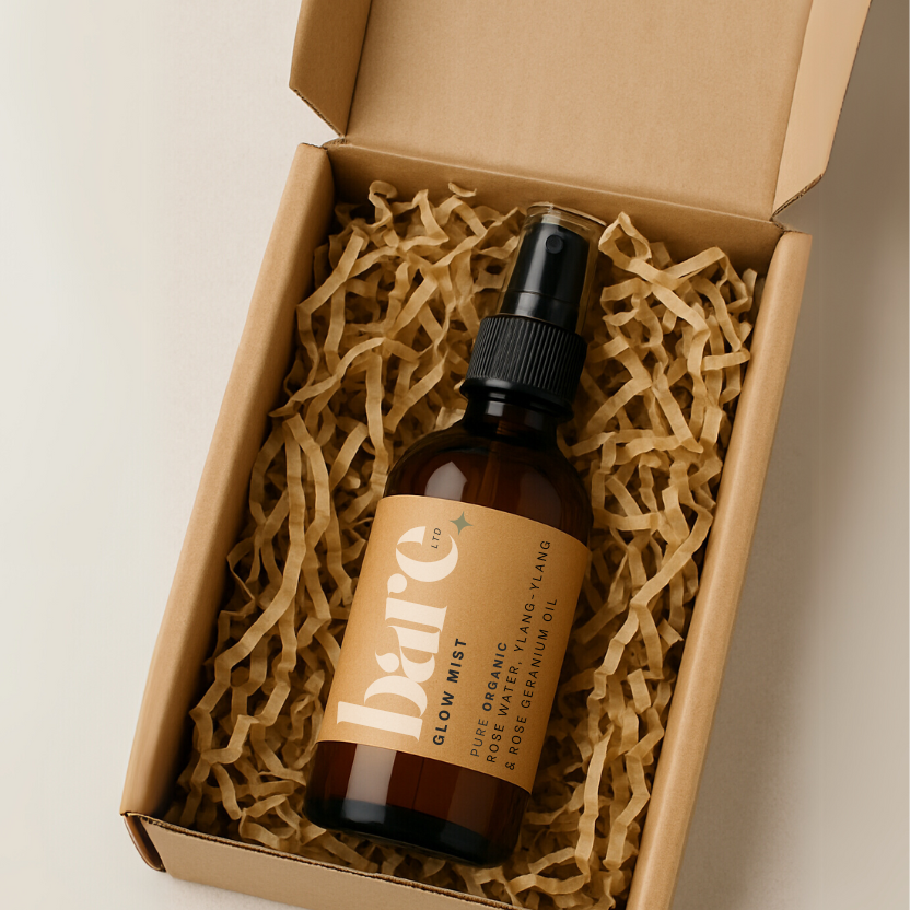 GLOW MIST Organic Rose Water, Ylang-Ylang & Rose Geranium Oil