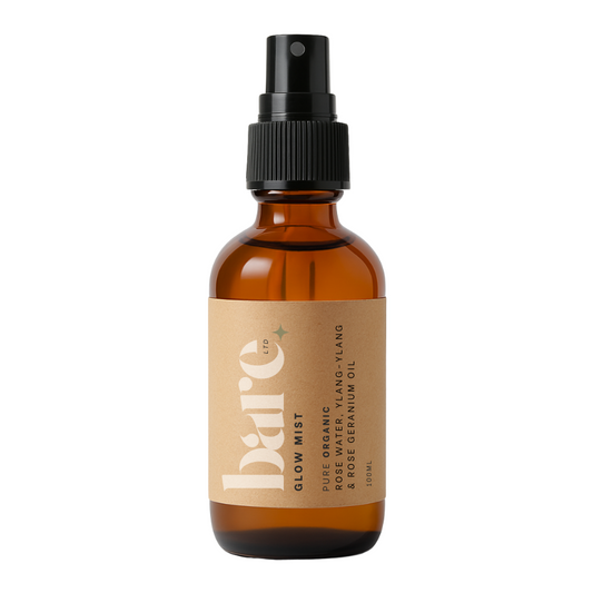 GLOW MIST Organic Rose Water, Ylang-Ylang & Rose Geranium Oil
